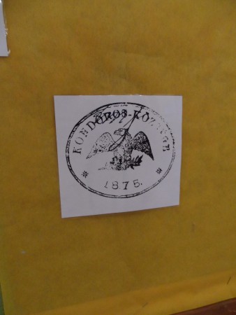 Kondoros első pecsétjének lenyomata 02